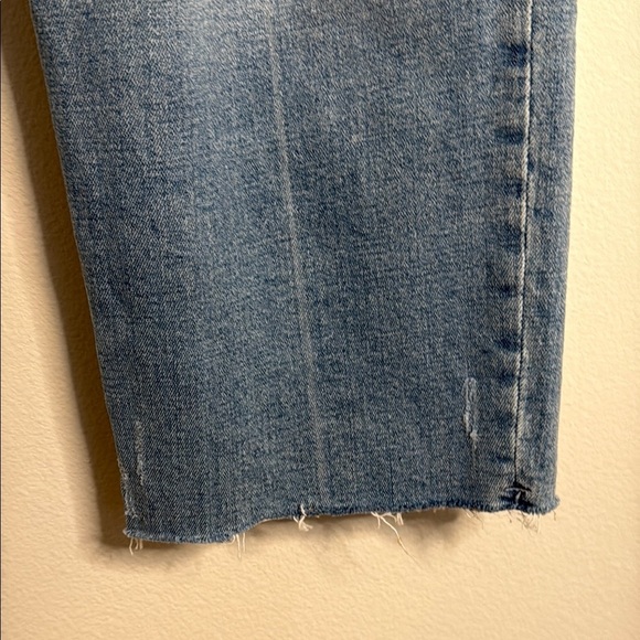 Abercrombie & Fitch The Ankle Straight Ultra High Rise 32/14 Short Raw Hem - Picture 4 of 6